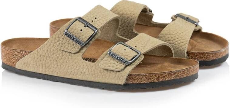 Birkenstock Sliders Beige Heren