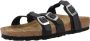 Birkenstock Damessandalen Mayari Vegan Birko-Flor Birkibuc Large Black Dames - Thumbnail 17