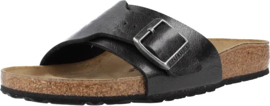 Birkenstock Sliders Black Dames