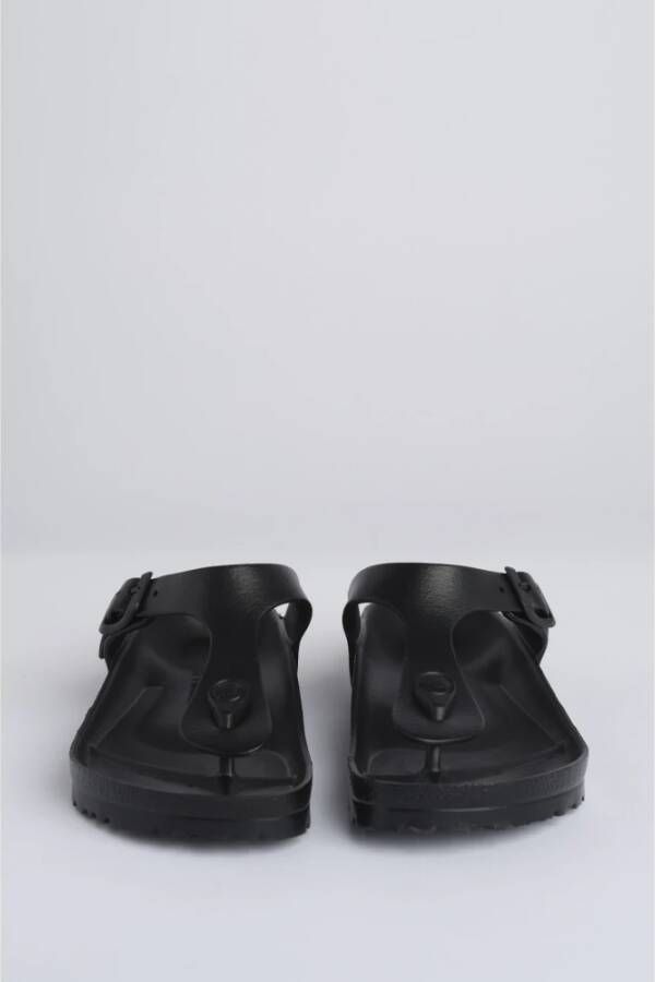 Birkenstock Platte Sandalen Black Dames