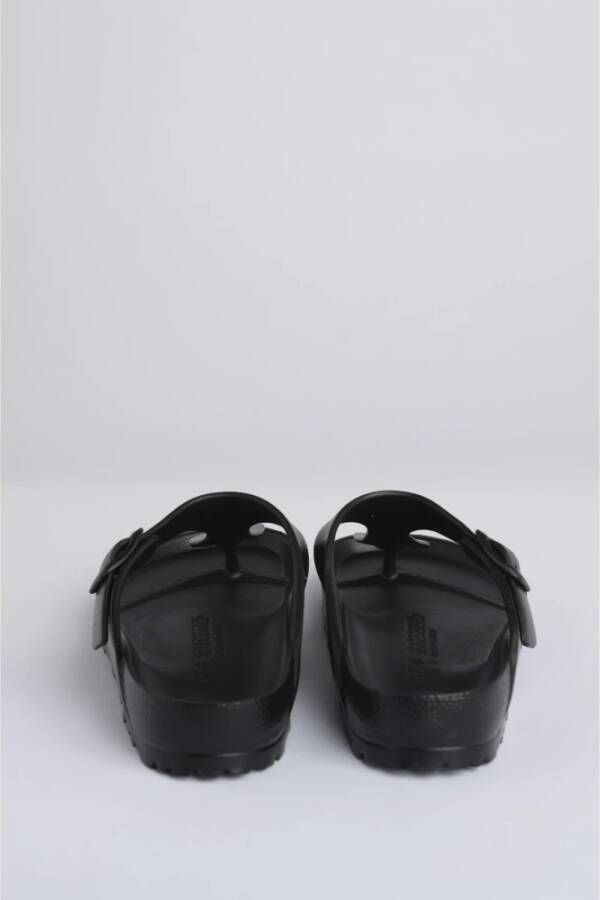 Birkenstock Platte Sandalen Black Dames