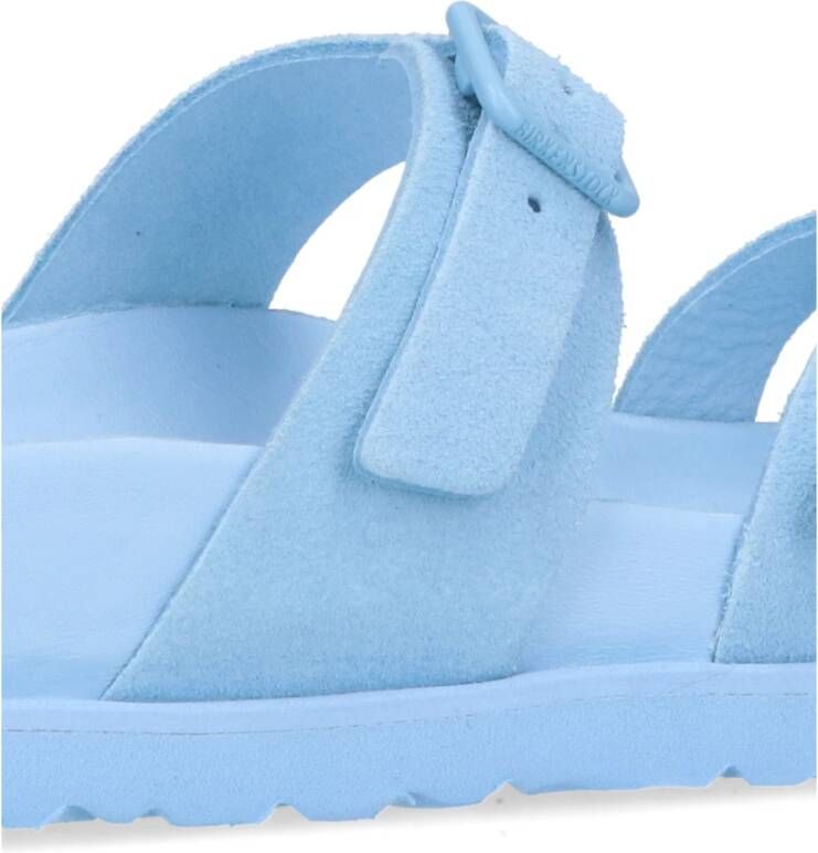 Birkenstock Comfortabele Blauwe Sandalen Blauw Dames