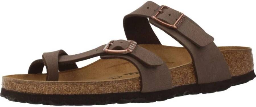 Birkenstock Sliders Brown Dames