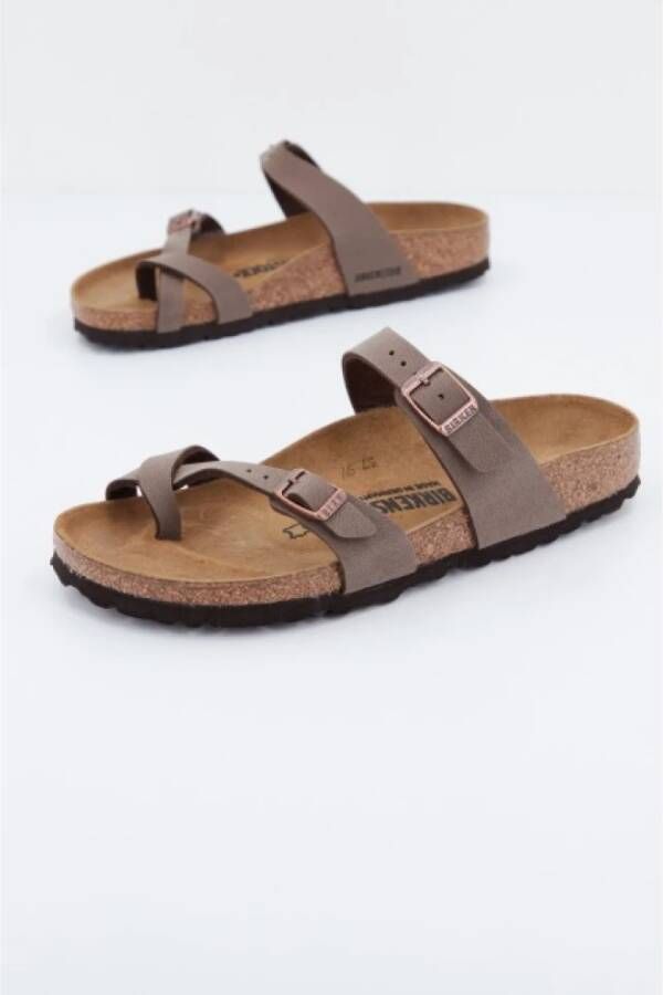 Birkenstock Sliders Brown Dames