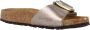 BIRKENSTOCK Slippers Dames Madrid Big Buckle Dames Maat: 43 Kleur: Taupe - Thumbnail 14