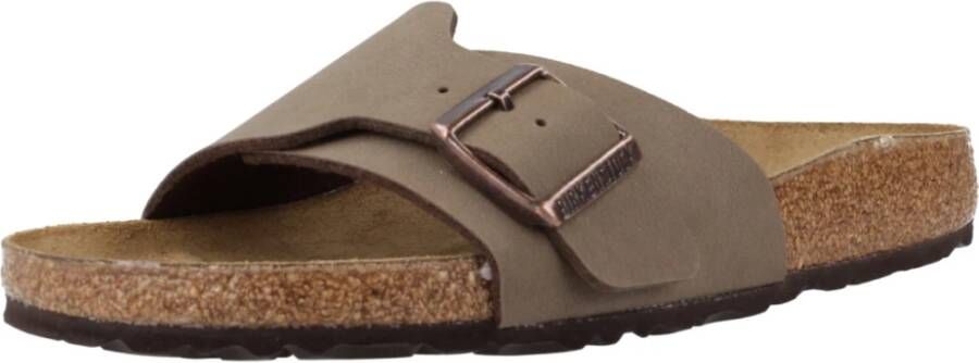 Birkenstock Sliders Brown Dames