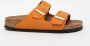 BIRKENSTOCK Arizona | Burnt Orange Nar Oranje Nubuck Platte sandalen Unisex - Thumbnail 15