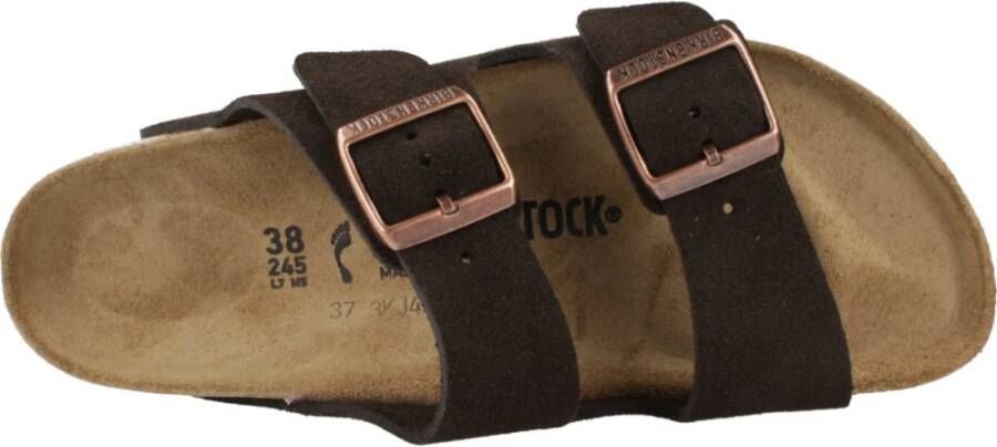 Birkenstock Sliders Brown Heren