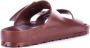 Birkenstock Chocoladebruine Dubbele Band Sandalen Brown Unisex - Thumbnail 13