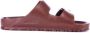 Birkenstock Chocoladebruine Dubbele Band Sandalen Brown Unisex - Thumbnail 14