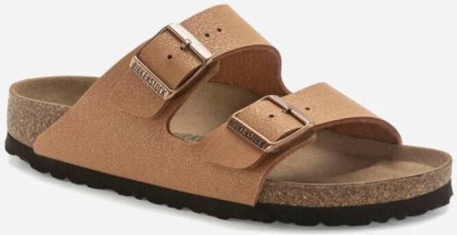 Birkenstock Sliders Bruin Dames