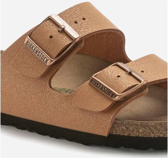 Birkenstock Sliders Bruin Dames