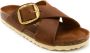 Birkenstock Siena Big Buckle Dames Slippers Cognac Narrow-fit - Thumbnail 14