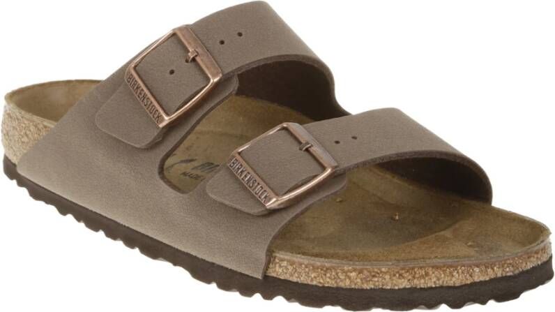 Birkenstock Sliders Bruin Heren