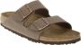 Birkenstock Sliders Bruin Heren - Thumbnail 2