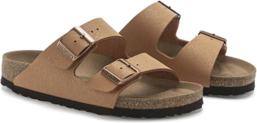 Birkenstock Sliders Bruin Heren