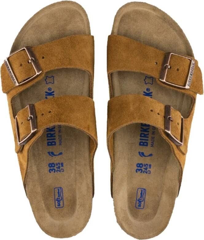 Birkenstock Teenslippers & Sliders Bruin Heren