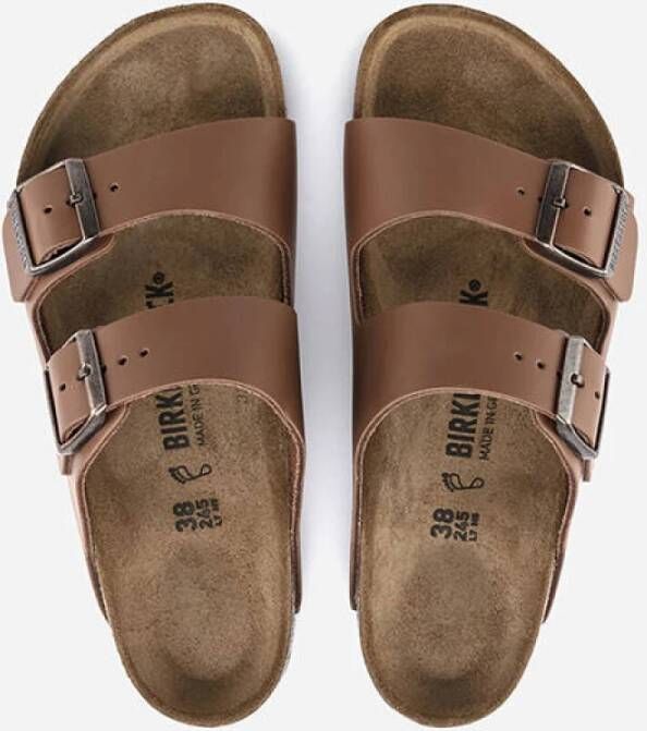 Birkenstock Sliders Bruin Unisex