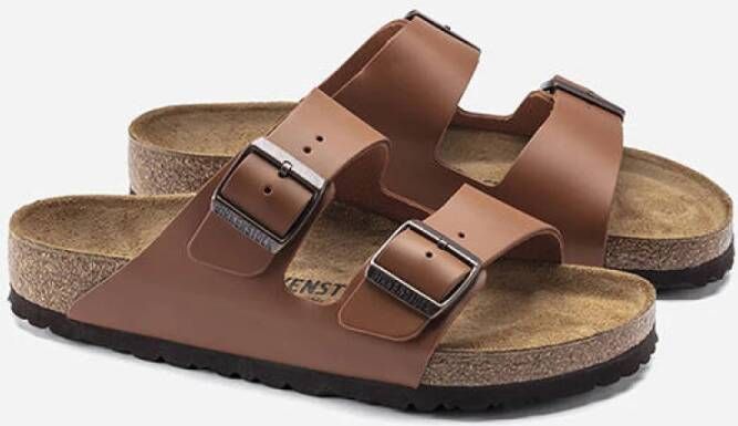 Birkenstock Sliders Bruin Unisex