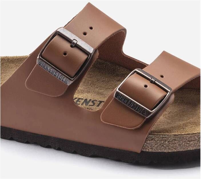 Birkenstock Sliders Bruin Unisex