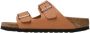 Birkenstock Arizona Vegan Birko-Flor Nubuck Sandalen Brown Dames - Thumbnail 10