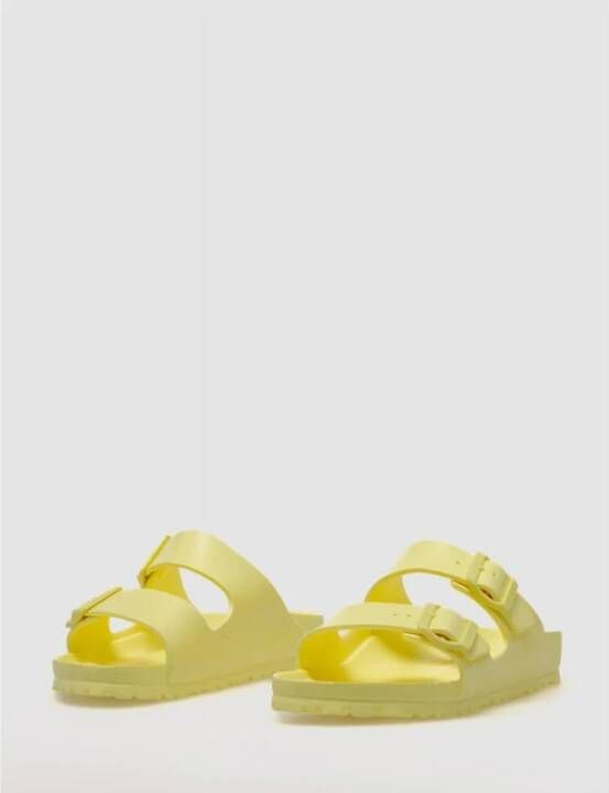 Birkenstock Sliders Geel Dames