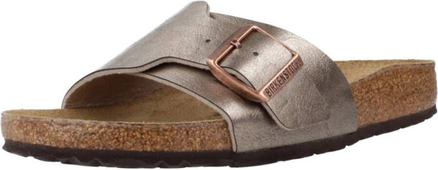 Birkenstock Sliders Gray Dames