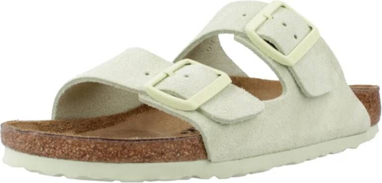 Birkenstock Sliders Green Dames