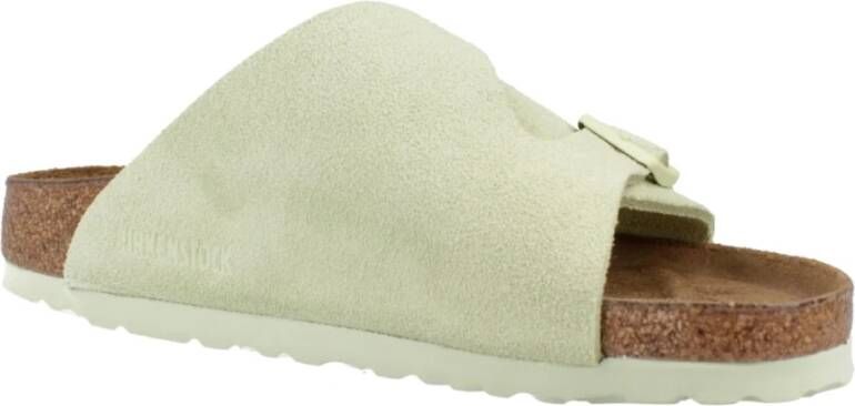 Birkenstock Sliders Green Dames