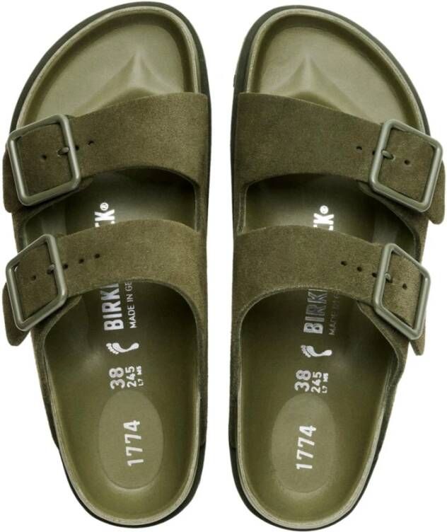 Birkenstock Sliders Green Dames