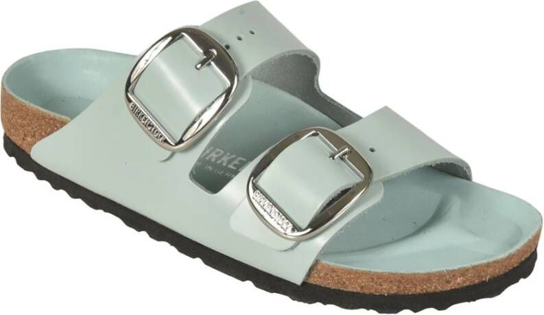 Birkenstock Arizona Big Buckle Natuurlijk Leder Patent Green Dames