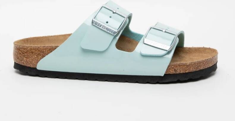 Birkenstock Sliders Green Dames