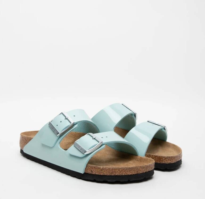 Birkenstock Sliders Green Dames