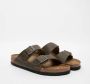 Birkenstock Faded Khaki Twee-Strap Sandalen Green Heren - Thumbnail 6