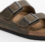 Birkenstock Faded Khaki Twee-Strap Sandalen Green Heren - Thumbnail 7