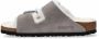 Birkenstock Arizona Shearling Slippers Stone Coin Narrow fit | Grijs | Suède - Thumbnail 91
