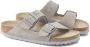 Birkenstock Tijdloze Stijl Unisex Sandaal Grijs Unisex - Thumbnail 4