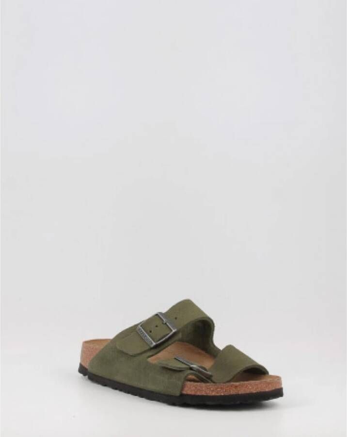Birkenstock Sliders Groen Dames