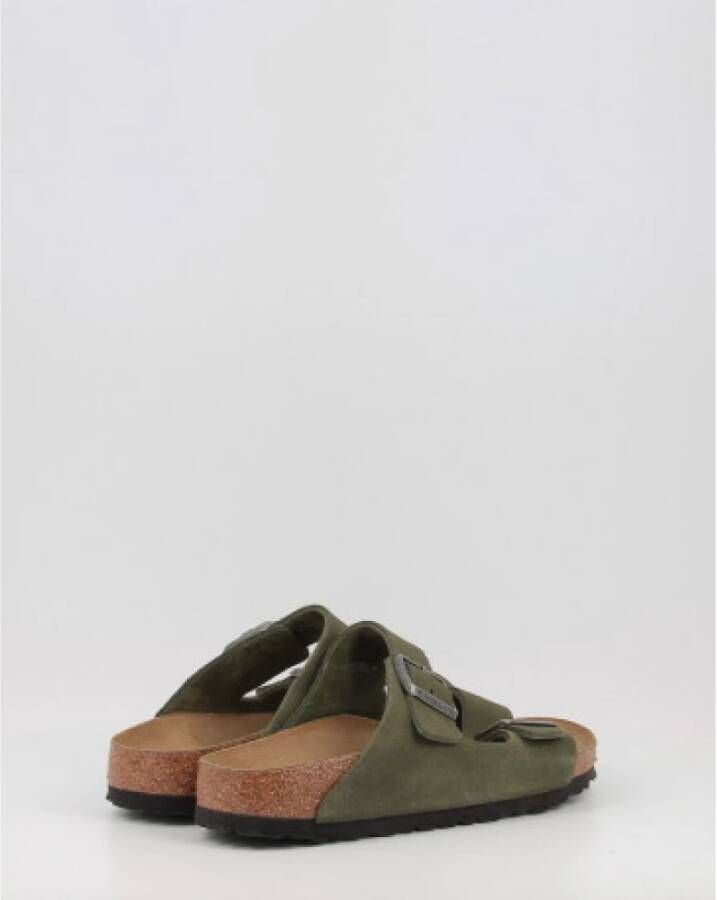 Birkenstock Sliders Groen Dames