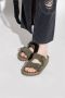 Birkenstock Shearling Arizona Sandalen Green Heren - Thumbnail 5