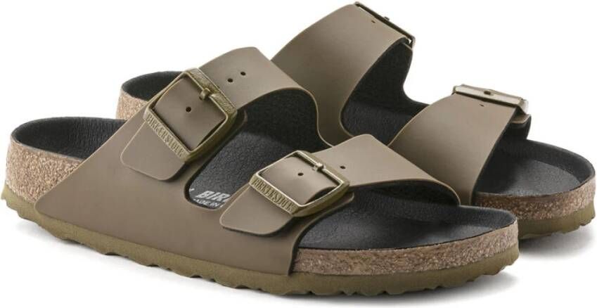 Birkenstock Sliders Groen Heren