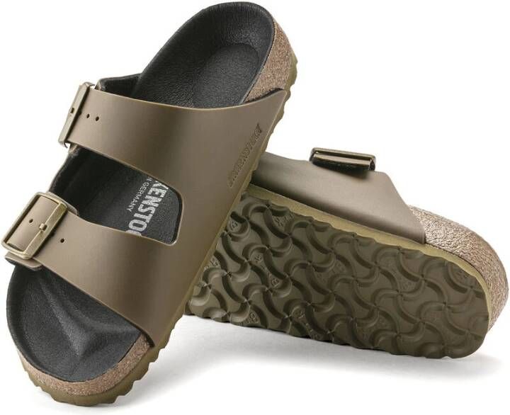 Birkenstock Sliders Groen Heren