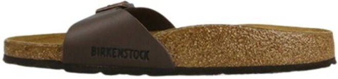 Birkenstock Sliders Madrid Bruin Dames