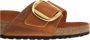 Birkenstock Madrid Big Buckle Flat Sandal Orange Dames - Thumbnail 6