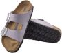 Birkenstock Comfortabele en stijlvolle paarse fog nubuck sliders Grijs Heren - Thumbnail 7
