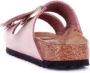 Birkenstock Roze Nubuck Dubbele Band Sandalen Pink Dames - Thumbnail 10