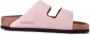 Birkenstock Roze Nubuck Dubbele Band Sandalen Pink Dames - Thumbnail 12