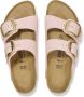 Birkenstock Klassieke Big Buckle Nubuck Leren Sandaal Pink Dames - Thumbnail 13