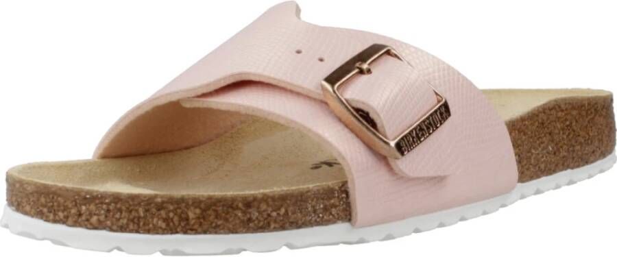 Birkenstock Sliders Pink Dames