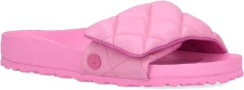 Birkenstock Roze slide-sandalen Roze Dames